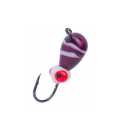 Мормышка вольфрамовая Lumicom Капля с ушком обмазка-жучок-винт блистер 1шт 4,0, RuP