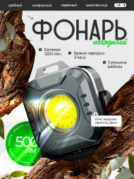 Фонарь для кемпинга магнитный универсальный 500 lm