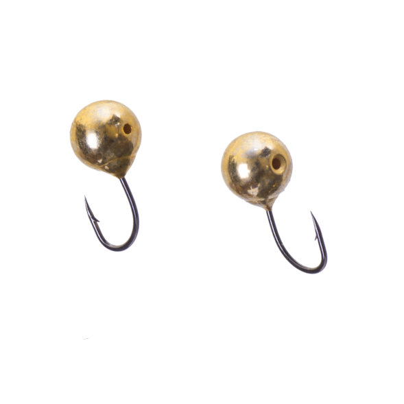 Мормышка вольфрамовая Lumicom Дробинка с отверстием Ф5 золото