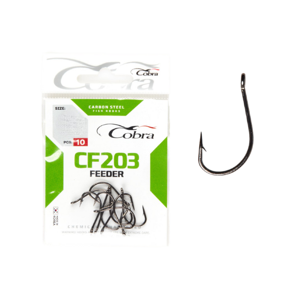 Крючки Cobra FEEDER SPECIALIST сер. CF203 разм. 008 10шт