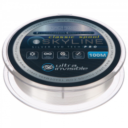 Леска SPRUT Skyline Fluorocarbon Composition EvoTech Classic Silver 0.205 100м