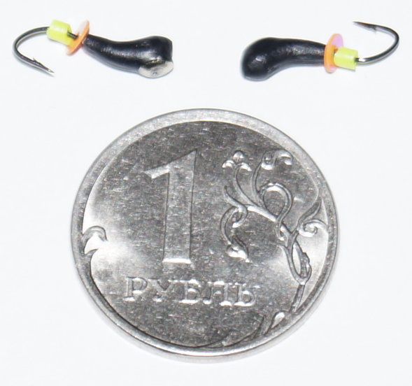 Мормышка вольфрамовая Condor Уралка перевертыш, с коронкой, 2,5 мм, серебро 15 шт