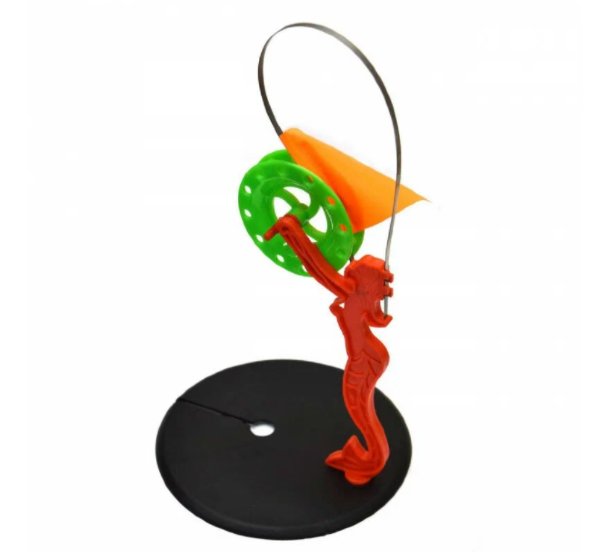 Жерлица Лиман Русалка оснащ. двойником катушка 90мм ножка 200мм флажок индив.упаковка