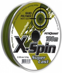 Леска Петроканат X-Spin Camouflage 0.35 100м