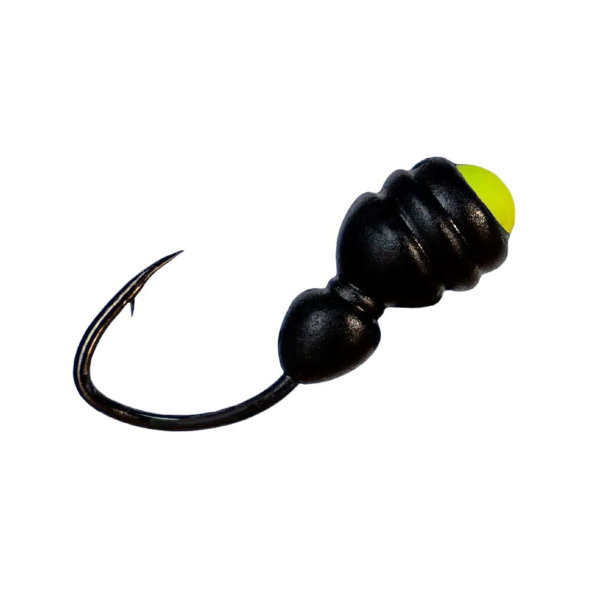 Мормышка ЛЕВША Термит 0.5/4 черно-желт. fluo