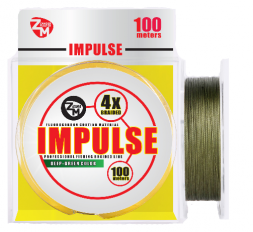 Леска плет. ZM Impuls 0.10 100м зеленая