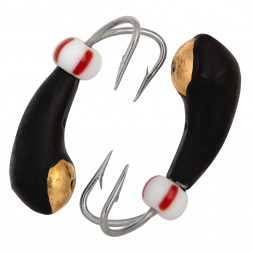 Мормышка вольфрамовая Condor Коза-уралка, с коронкой, 4,0 мм, золото 15 шт