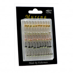 Мормышка особая шар с отв. диам. 7/1 с фосф. пяткой набор уп.50шт